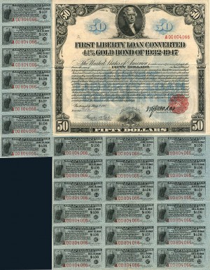 $50 First Liberty Loan Bond